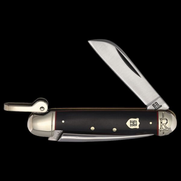 Rough Ryder Highland Black Micarta Marlin Spike