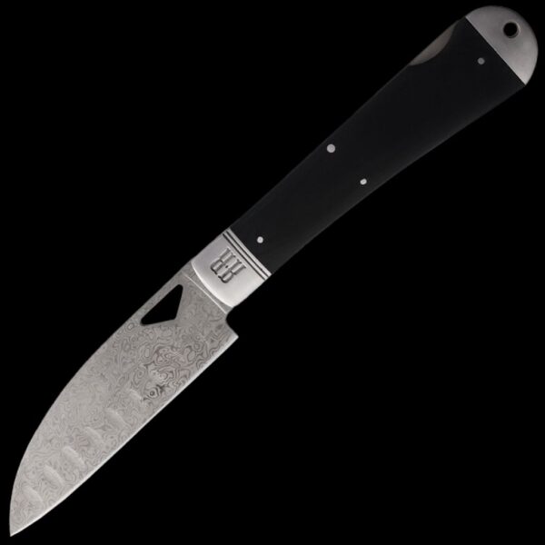 Rough Ryder Damascus Folding Sous Chef Knife