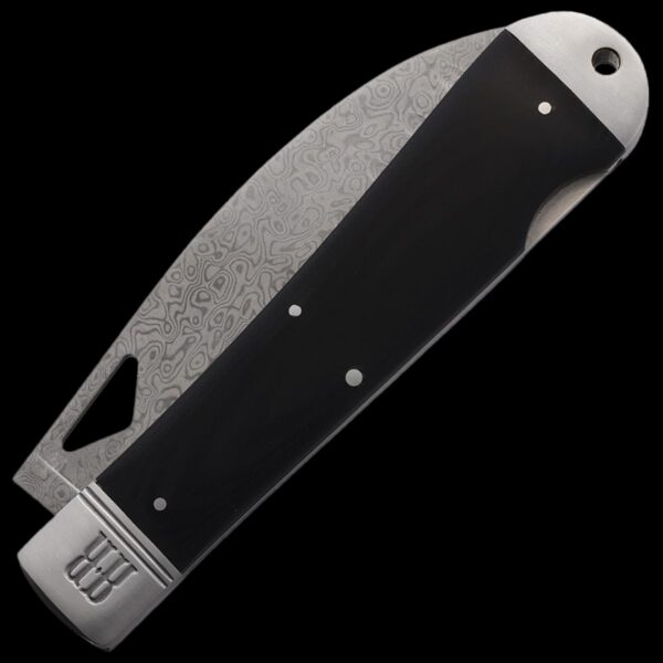 Rough Ryder Damascus Folding Sous Chef Knife - Image 2