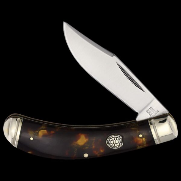 Rough Ryder Imitation Tortoise Shell Bow Trapper