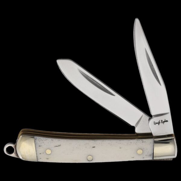Rough Ryder Mini Trapper White Bone