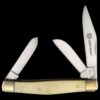 Rough Ryder Stockman White Smooth Bone