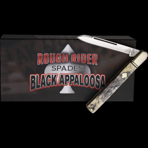 Rough Ryder Black Appaloosa Doctor's Knife - Image 2