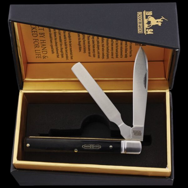 Rough Ryder Black Reserve Smooth Bone Doctor's Knife - Image 2