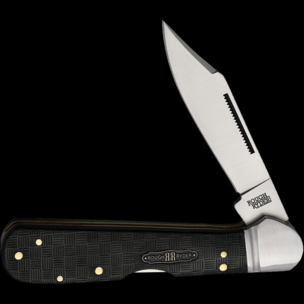 Rough Ryder Black Reserve Pakkawood Copperhead Folding Knife