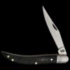Rough Ryder Black Reserve Toothpick Folding Knife - Pakkawood