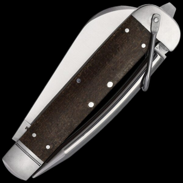 Rough Ryder Marlin Spike Folding Knife Brown Micarta - Image 3