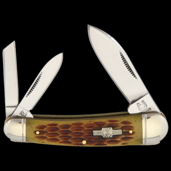 Rough Ryder Whittler Amber Bone