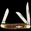 Rough Ryder Stockman Amber Bone