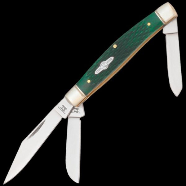 Rough Ryder Gunstock Stockman - Green Bone