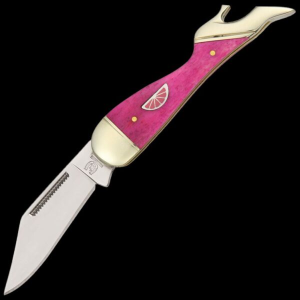 Rough Ryder Small Leg Knife Pink Lemonade
