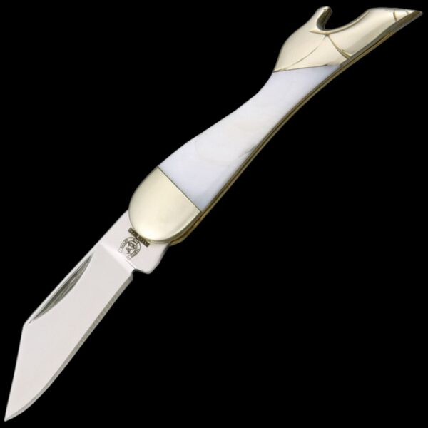 Rough Ryder Mini Leg Knife Pearl