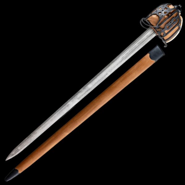 Hanwei Basket-Hilt Broadsword Antiqued