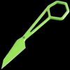 Kansept Hex Fixed Blade Knife - Grass Green