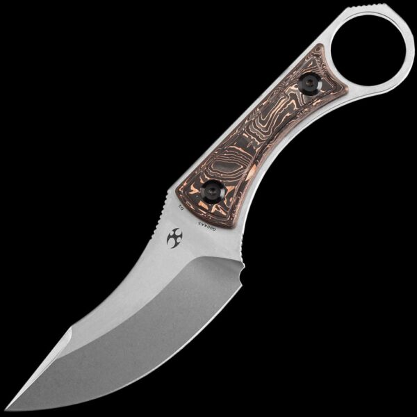 Kansept Niko - Copper Carbon Fiber Handle (3.54" D2 Blade )