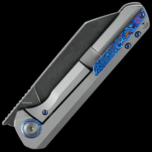 Kansept Bulldozer Anodized Titanium Handle (3.56" CPM-20CV Blade) - Image 2