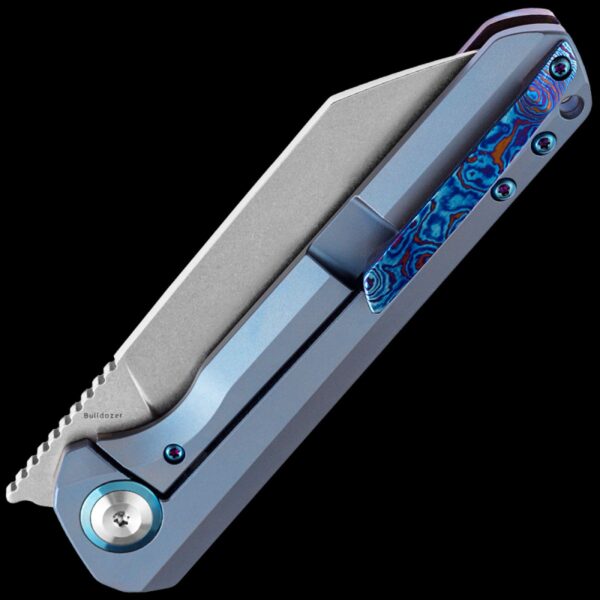Kansept Bulldozer Timascus Handle (3.56" CPM-20CV Blade) - Image 2