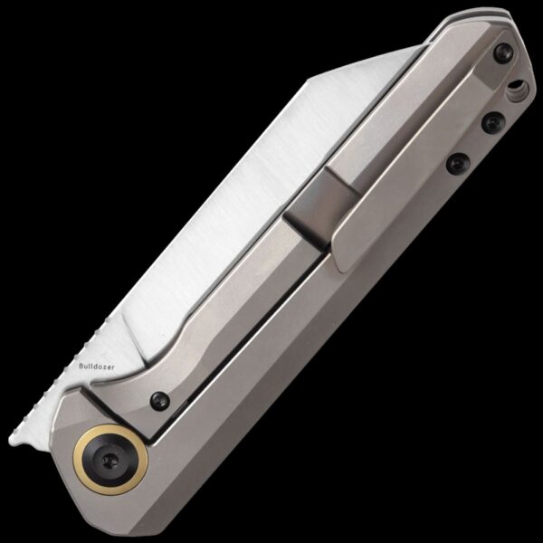 Kansept Bulldozer Bronze Anodized Titanium Handle (3.56" CPM-20CV Blade) - Image 2