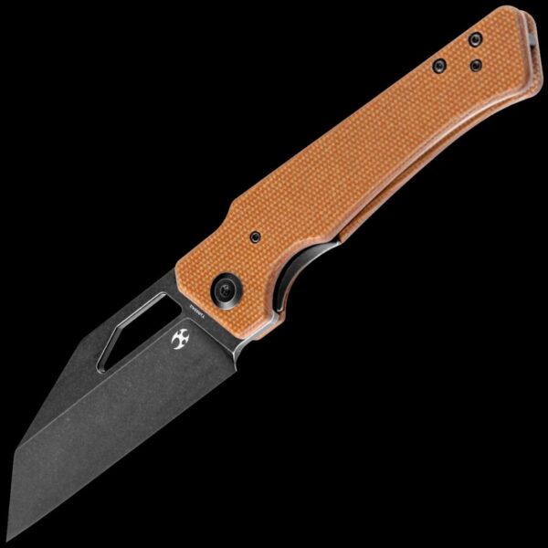 Kansept Egress - CPM-S35VN Brown Micarta Handle