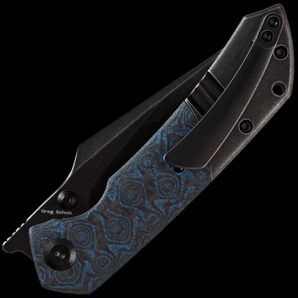 Kansept Fenrir - Rose Pattern Carbon Fiber & Titanium Handle - Image 2