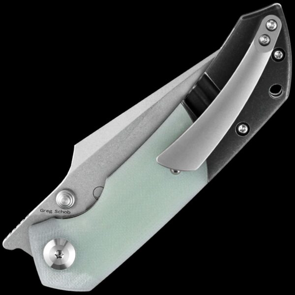 Kansept Fenrir - Jade G-10 & Titanium Handle - Image 2