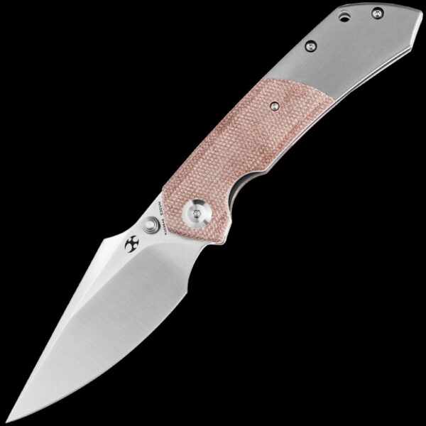 Kansept Fenrir - Brown Micarta & Titanium Handle