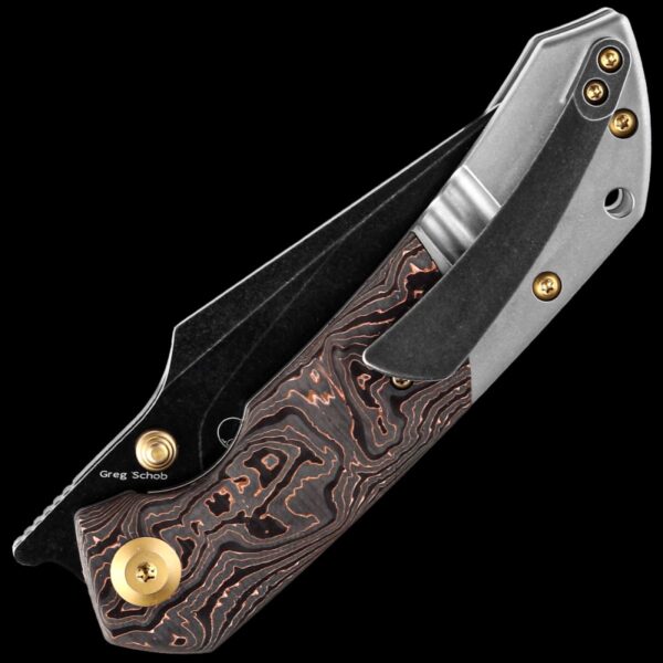 Kansept Fenrir - Copper Carbon Fiber & Titanium Handle - Image 2