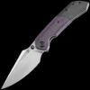 Kansept Fenrir - Blackwash Titanium & Purple Micarta