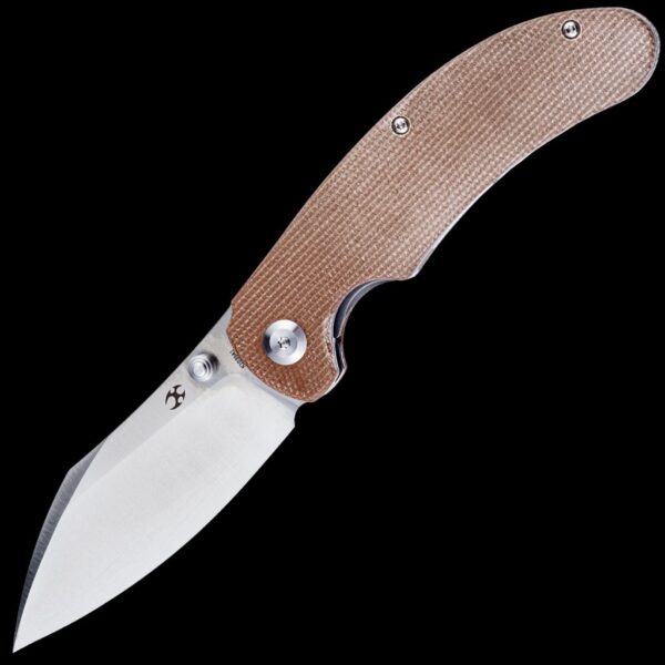 Kansept Nesstreet - Brown Micarta Handle (3.58'' CPM-S35VN Blade)