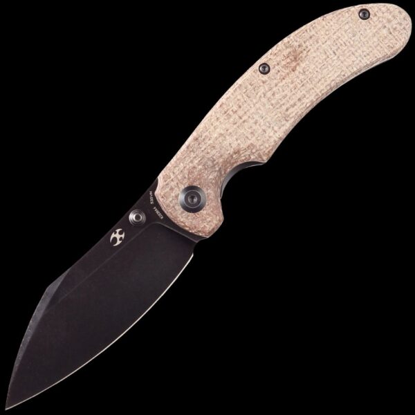 Kansept Nesstreet - Brown Micarta Handle (Black 3.58'' CPM-S35VN Blade)