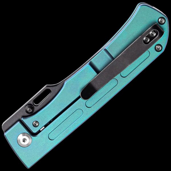 Kansept Reedus Frame Lock Knife - Green Anodized Titanium - Image 2