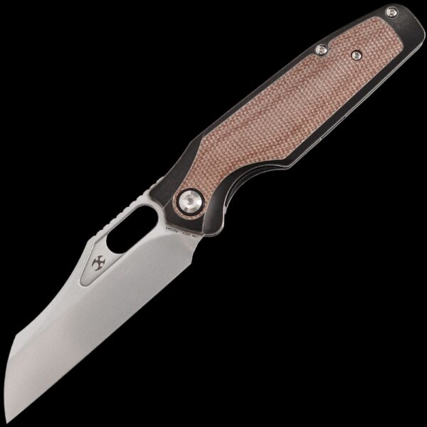 Kansept Tuckamore - Titanium & Brown Micarta Handle