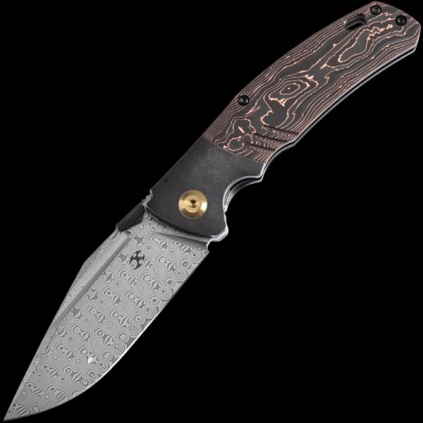 Kansept Hinterland - Damascus/Copper Carbon Fiber