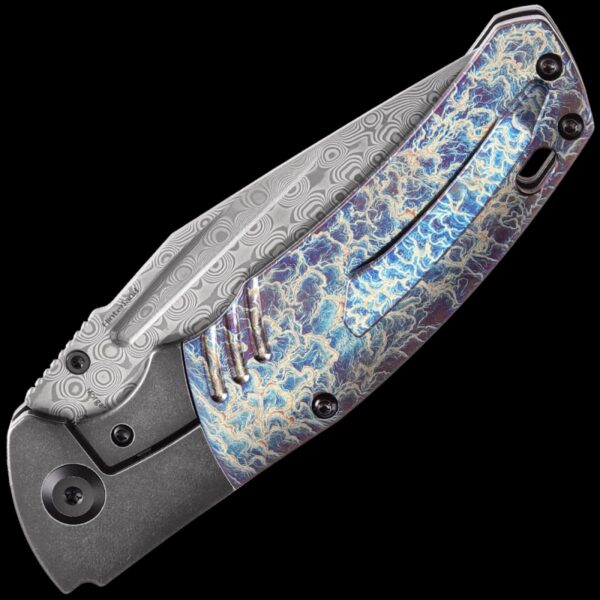 Kansept Hinterland - Damascus/Lightning Strike Handle - Image 2
