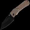 Kansept Loki - Bronze Anodized Titanium Frag Pattern Handle