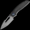 Kansept Link - Blackwash Titanium Handle with Timascus Clip