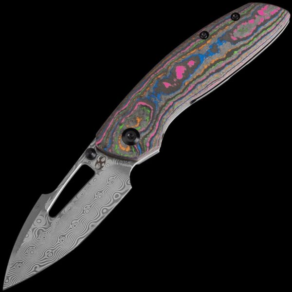 Kansept Link - 80's Camo Carbon Fiber/Titanium Handle
