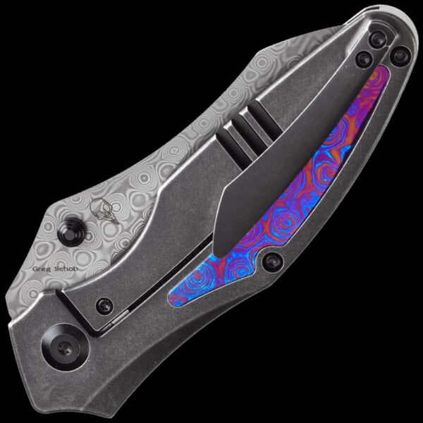 Kansept Baba Yaga - Damscus with Timascus Inlay Handle - Image 2
