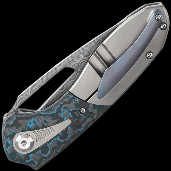 Kansept Thoth - Damascus/Arctic Storm Fatcarbon Handle - Image 2