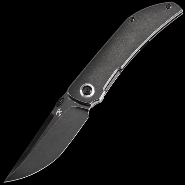 Kansept Tarkin Frame Lock Knife Blackwash Titanium