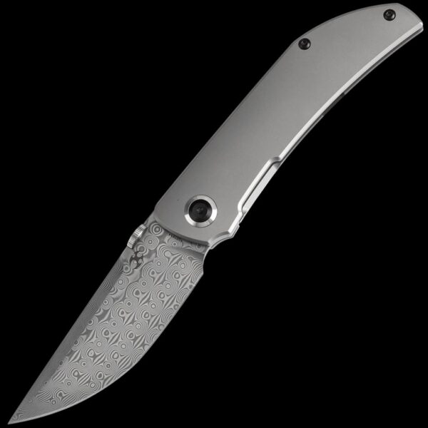 Kansept Tarkin - Damascus/Bead Blasted Titanium