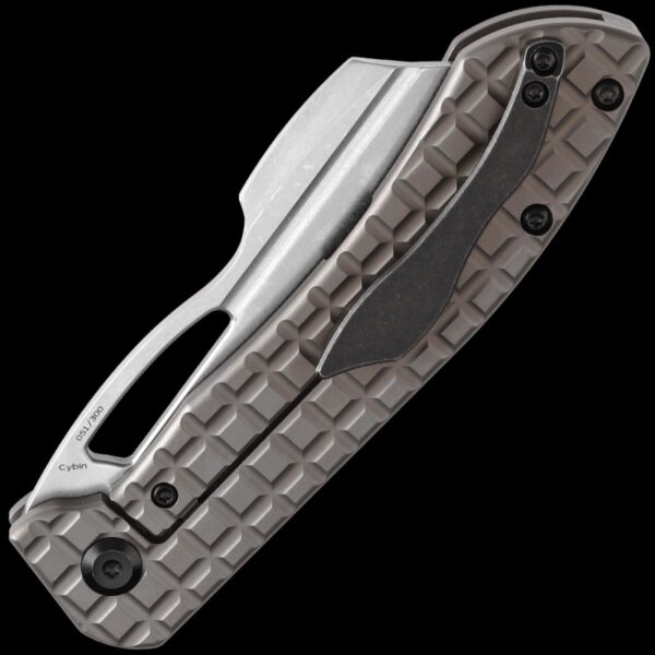 Kansept Cybin - Bronzed Anodized Titanium with Frag Pattern - Image 2