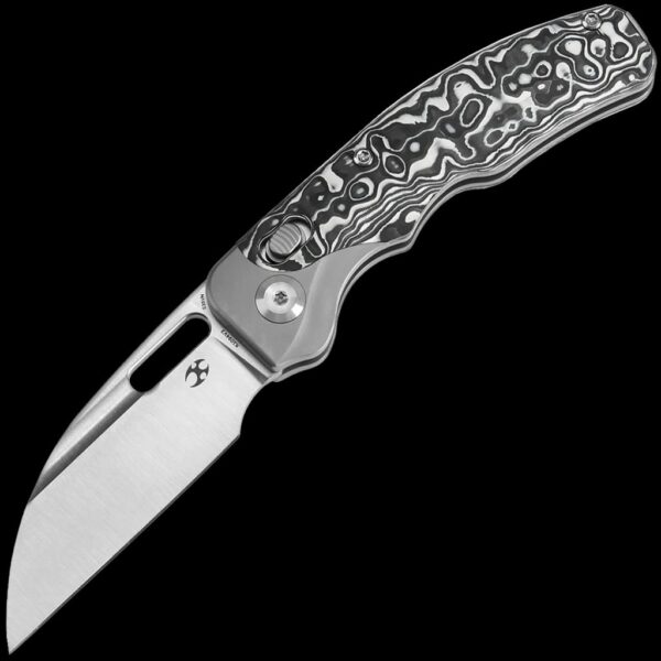 Kansept Vivid - Black & White Carbon Fiber Handle