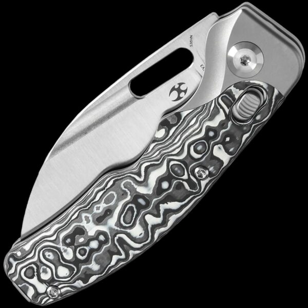 Kansept Vivid - Black & White Carbon Fiber Handle - Image 2