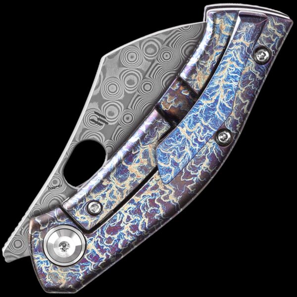 Kansept Osprey Frame Lock Knife - Lightning Strike Titanium - Image 2