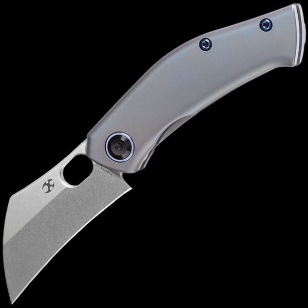 Kansept Osprey Frame Lock Knife - Blue Anodized Titanium