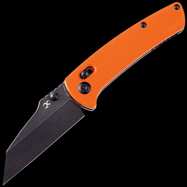 Kansept Main Street Crossbar Lock Knife/Orange G-10 Handle