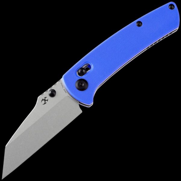 Kansept Main Street Crossbar Lock Knife/Blue G-10 Handle