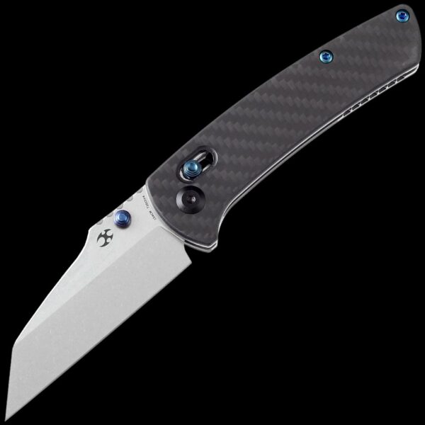 Kansept Main Street Crossbar Lock Knife/Twill Carbon Fiber
