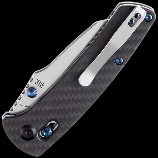 Kansept Main Street Crossbar Lock Knife/Twill Carbon Fiber - Image 2